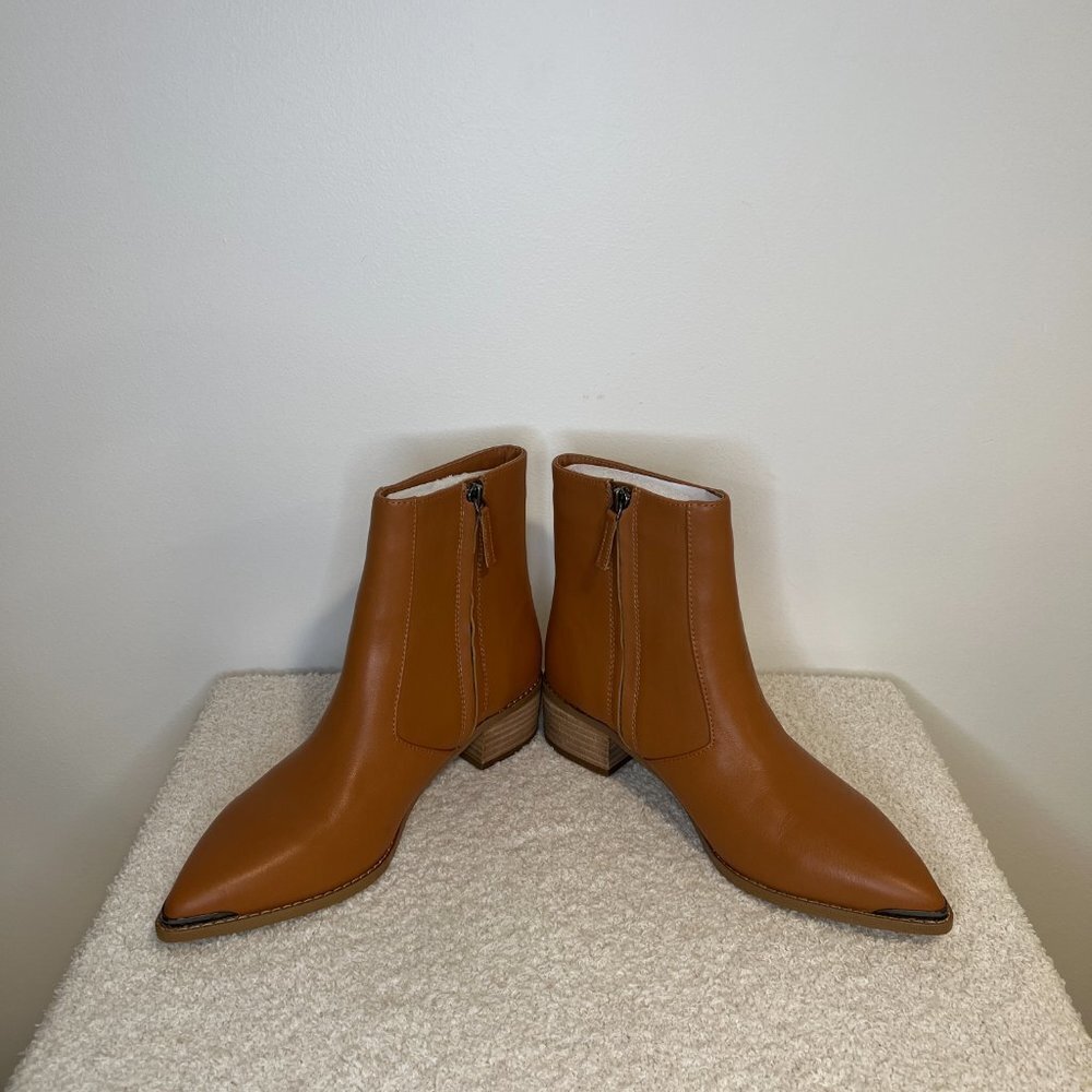 Botkier | Greer Block Heel Booties | Tan - image 6